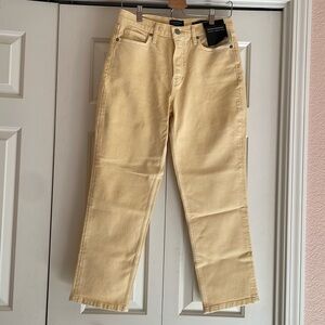 Banana Republic Jeans Buttercream Yellow 28